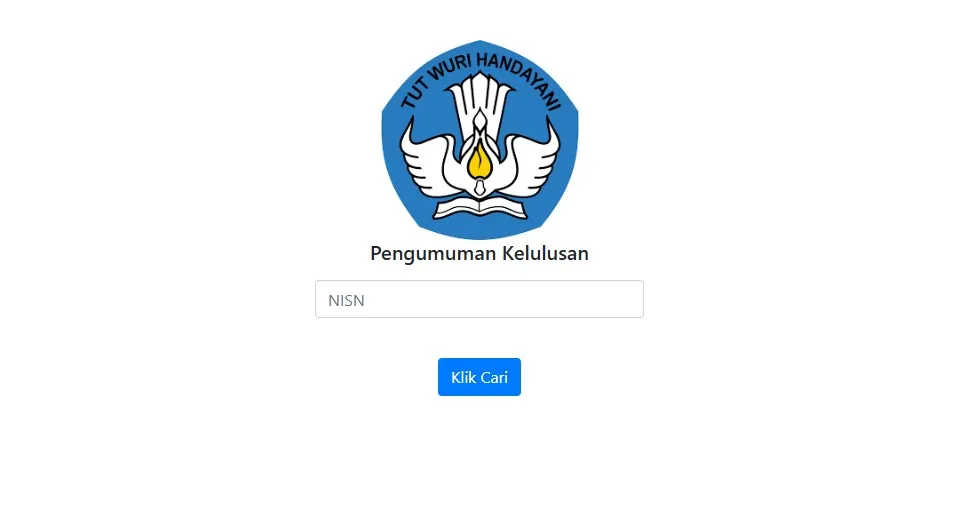 Aplikasi Pengumuman Kelulusan